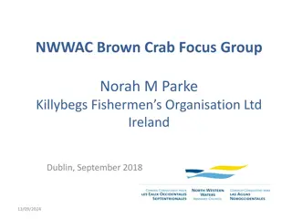 NWWAC Brown Crab Focus Group - Strategies for Sustainable Management