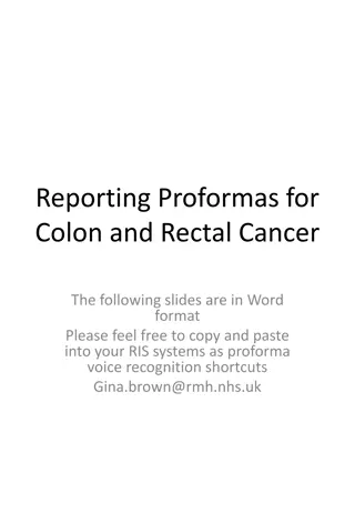 MRI Assessment Findings for Colon and Rectal Cancer