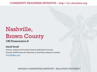 Community Readiness Initiative in Nashville, Brown County