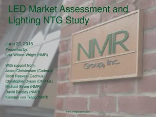 LED Market Assessment and Lighting NTG Study Findings