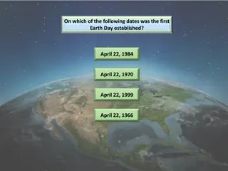 Earth Day and Environmental Conservation Information