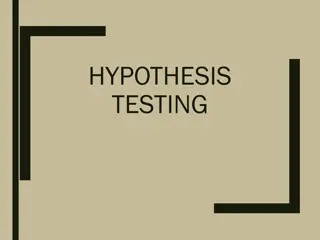 Hypothesis Testing in Statistics