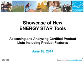 Energy Star Tools Showcase Event