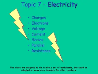 Understanding Electricity and Charges: A Teaching Resource