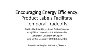 Enhancing Energy Efficiency through Product Labels and Behavioral Insights