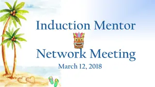 Engaging Induction Mentorship Program: Journey Towards Effective Education