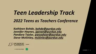 Teen Leadership Track 2022 Conference Highlights