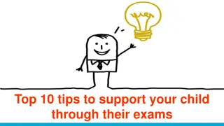 Top 10 Tips to Support Your Child Through Exams