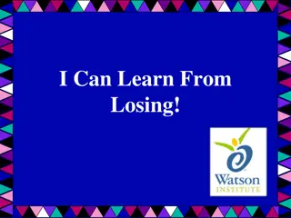 Learning from Losing: Important Lessons for Kids