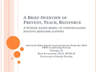 School-Based Model of Individualized Positive Behavior Support