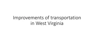 Historical Transportation Developments in West Virginia