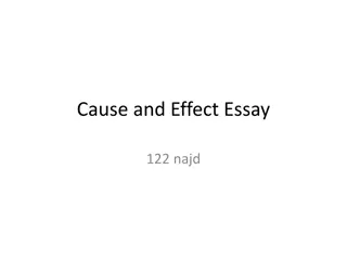 Cause and Effect: How Choices Impact Outcomes