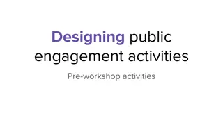 Engaging Workshop: Root Cause Analysis for Public Engagement Activities