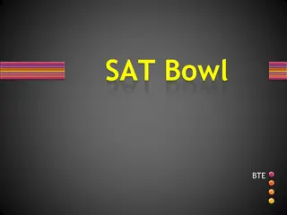 SAT Bowl BTE - Fun Learning Game with Challenging Questions