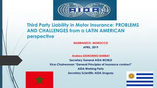 Challenges in Third-Party Liability Motor Insurance in Latin America