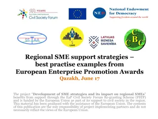 European Enterprise Promotion Awards: Best Practices for Regional SME Support