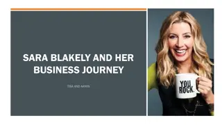 The Entrepreneurial Journey of Sara Blakely: Founder of Spanx