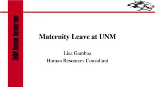 Maternity and Family Leave Policies at UNM