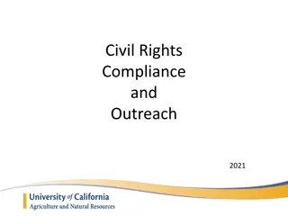 Understanding Civil Rights Compliance and Outreach in 2021