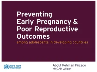 Addressing Adolescent Pregnancy: Challenges and Solutions