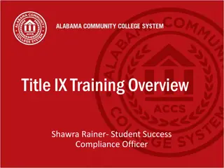 Understanding Title IX Regulations and Key Provisions