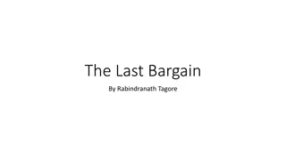 The Last Bargain by Rabindranath Tagore