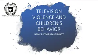 Impact of Television Violence on Children's Behavior