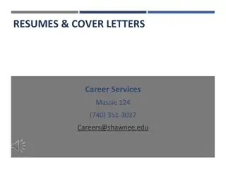 Expert Tips for Crafting Effective Resumes and Cover Letters