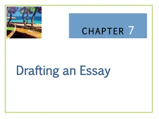 Effective Essay Drafting Strategies