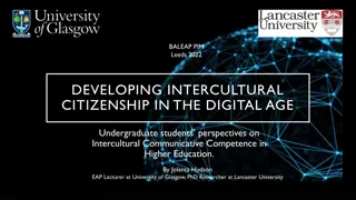 Exploring Intercultural Competence in Higher Education: Perspectives from Undergraduate Students