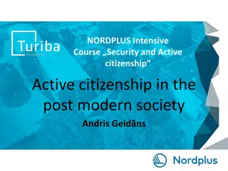 Active Citizenship, Responsibility, and Social Contracts in Modern Society