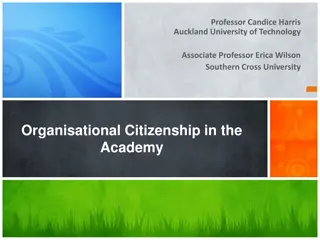 Exploring Organisational Citizenship in Academic Institutions