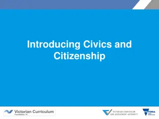 Civics and Citizenship in Victorian Curriculum