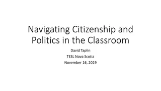 Exploring Cultural Identity and Citizenship in the Classroom