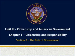 Understanding the Role of Government in American Citizenship