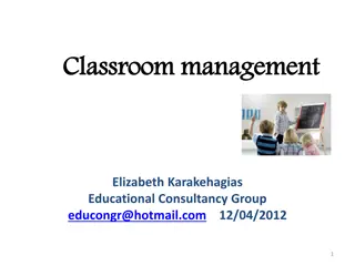 Effective Strategies for Classroom Management