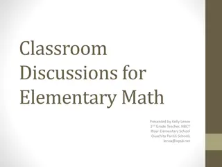 Enhancing Math Learning with Classroom Discussions