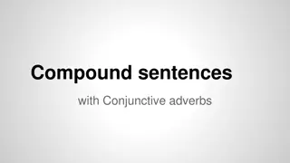 A Guide to Using Conjunctive Adverbs in Compound Sentences