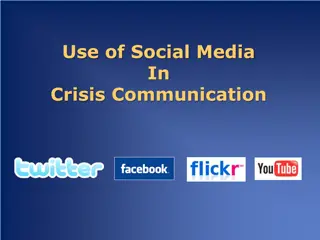 The Role of Social Media in Crisis Communication: An Emerging Trend