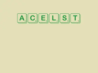 Alphagram Word Challenge with Scrabble Tiles and Mnemonic Phrases