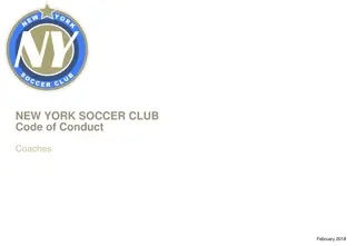 New York Soccer Club Coaches Code of Conduct