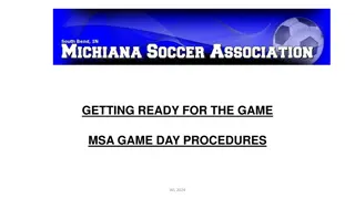 MSA Game Day Procedures for Referees: Preparation and Safety Guidelines