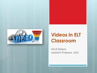 Enhancing Language Learning Through Engaging Video Activities in ESL and ELT Classrooms