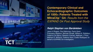 Contemporary Clinical and Echocardiographic Outcomes of 1000+ Patients Treated with MitraClip G4: EXPAND G4 Study