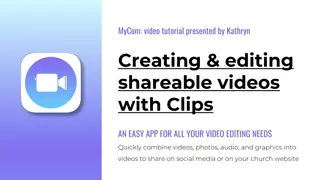 Create Shareable Videos Easily with Clips: A Tutorial by Kathryn