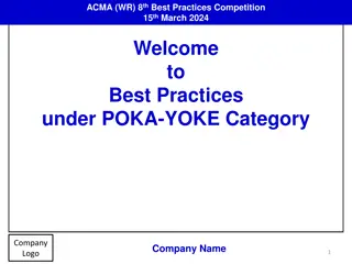 ACMA (WR) 8th Best Practices Competition Overview