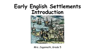 Early English Settlements in North America: A Historical Overview