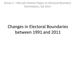 Changes in Singapore Electoral Boundary Delimitation from 1997 to 2011