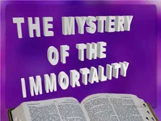 Immortality and the Human Soul: Myths and Realities Explored