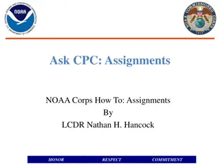 Ask CPC Assignments in NOAA Corps: How to Manage Assignments Effectively